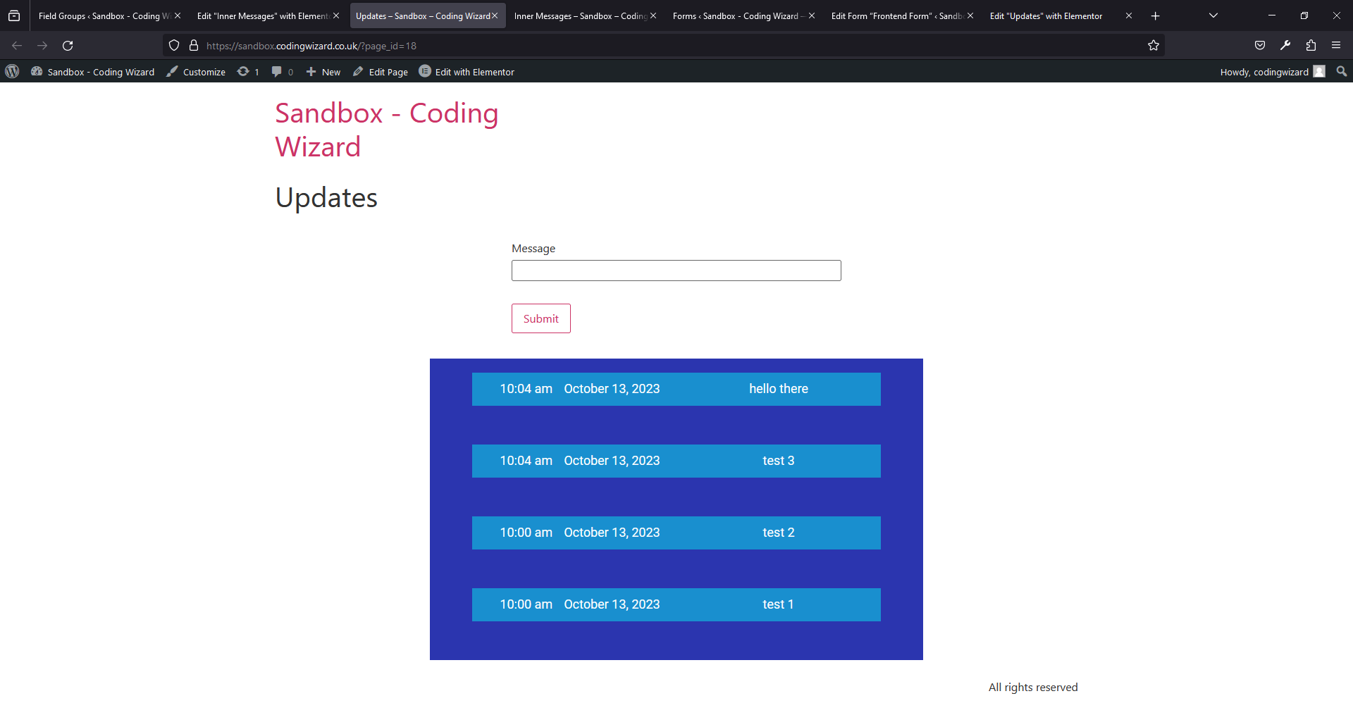 Create a Custom Chat for WordPress using ACF Pro and Elementor